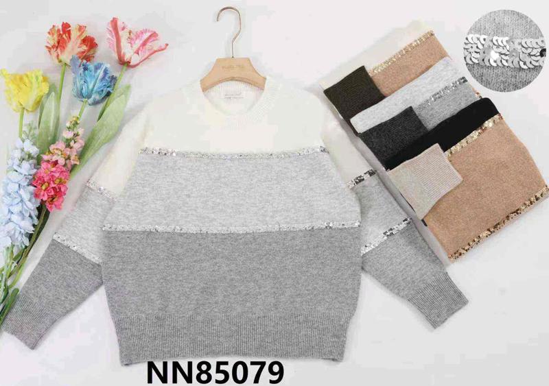 Maglia donna Blu Oltre all'ingrosso modello NN85079 - L&Y