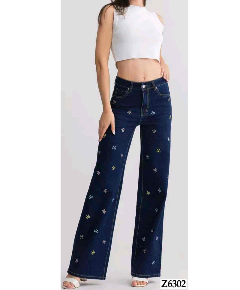 Jeans donna Lovely Star all'ingrosso modello Z6302 - L&Y