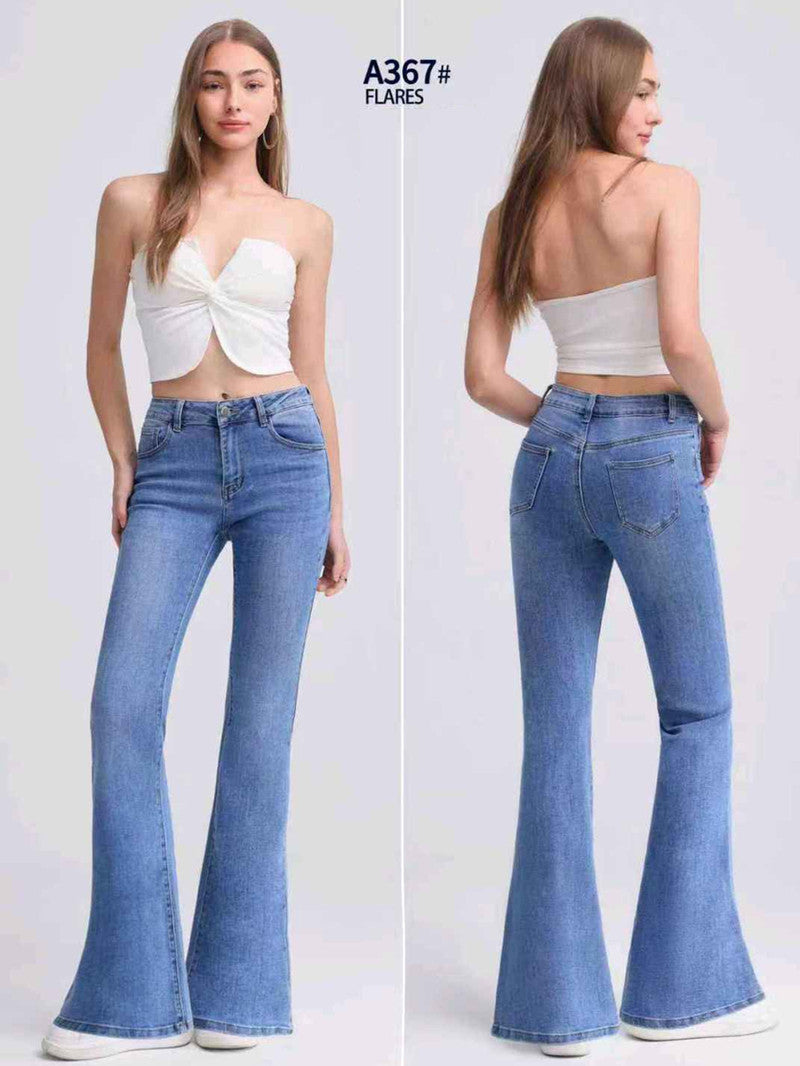 Jeans donna Kiss Pink all'ingrosso modello A367 - L&Y