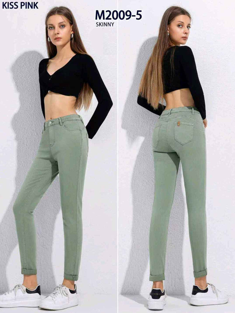 Jeans donna Kiss Pink all'ingrosso modello M2009 - L&Y