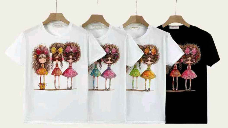 T-shirt donna Miss Kiss all'ingrosso modello MS-A6220 - L&Y