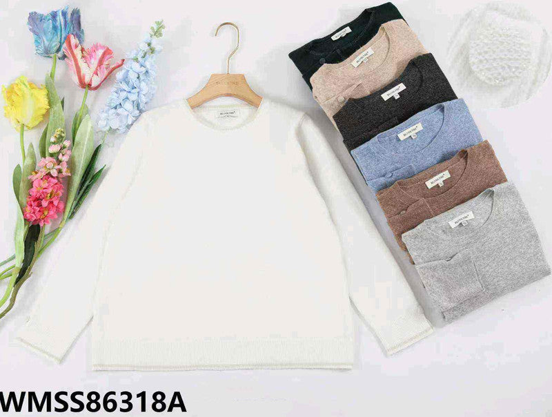 Maglia donna Blu Oltre all'ingrosso modello WMSS86318A - L&Y