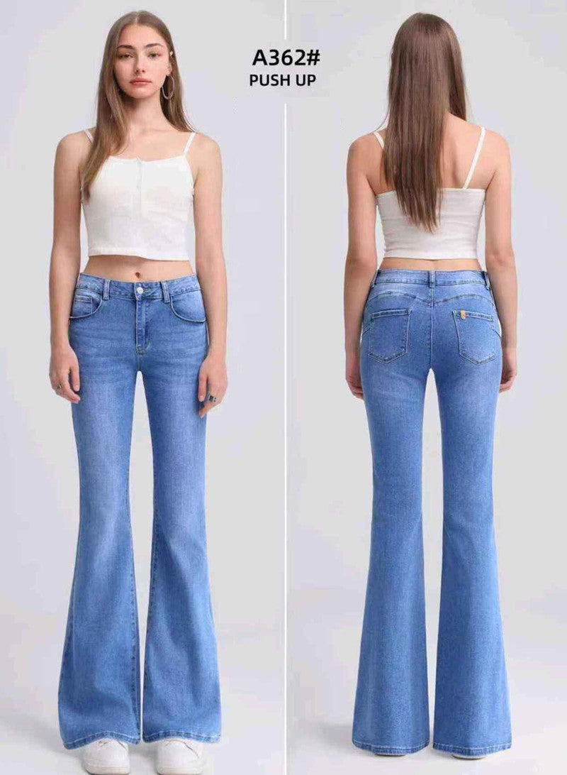 Jeans donna Kiss Pink all'ingrosso modello A362 - L&Y