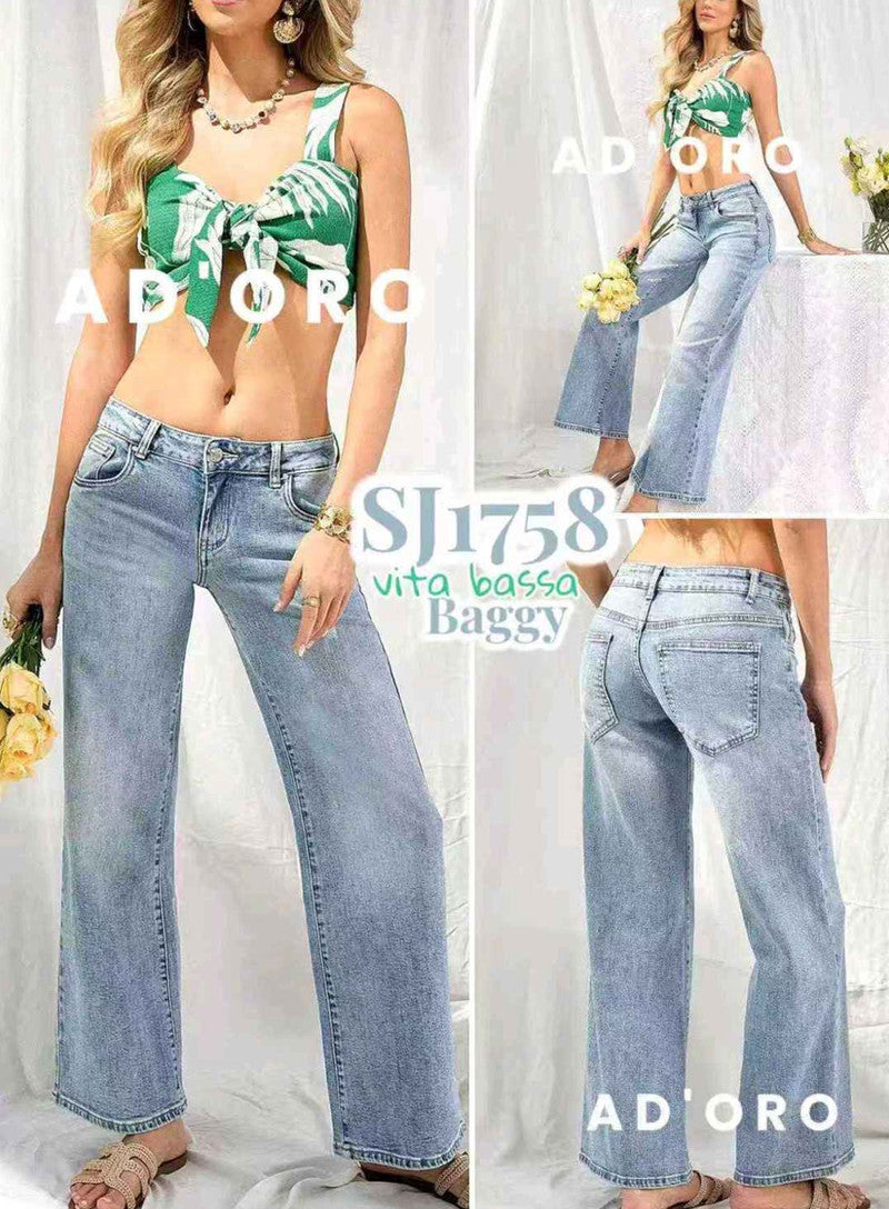 Jeans donna AD'ORO all'ingrosso modello SJ1758 - L&Y