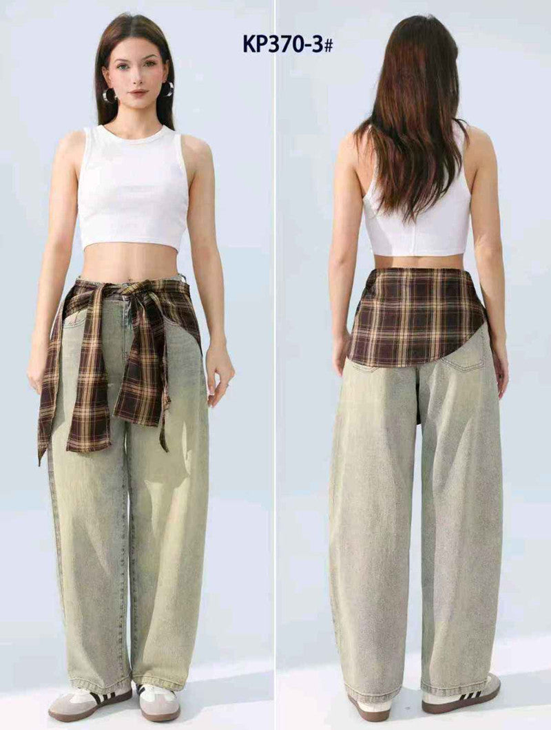 Jeans donna Kiss Pink all'ingrosso modello KP370 - L&Y