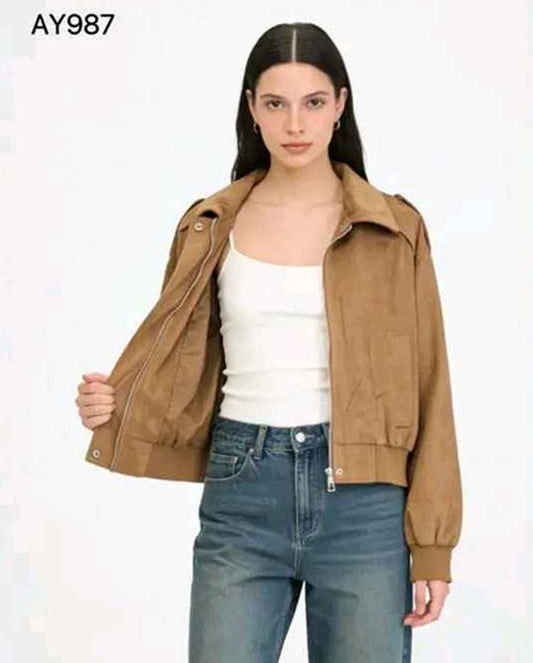 Giacca donna Blu Deise all'ingrosso modello AY987 - L&Y