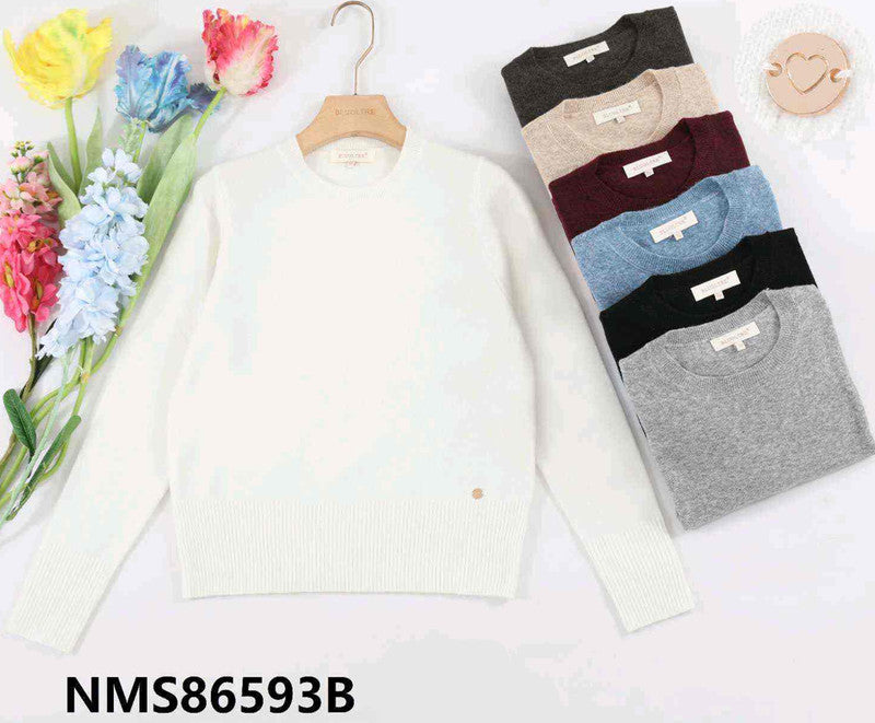 Maglia donna Blu Oltre all'ingrosso modello NMS86593B - L&Y