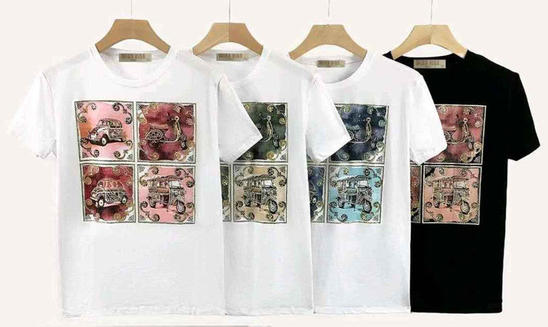 T-shirt donna Miss Kiss all'ingrosso modello MS-A213 - L&Y