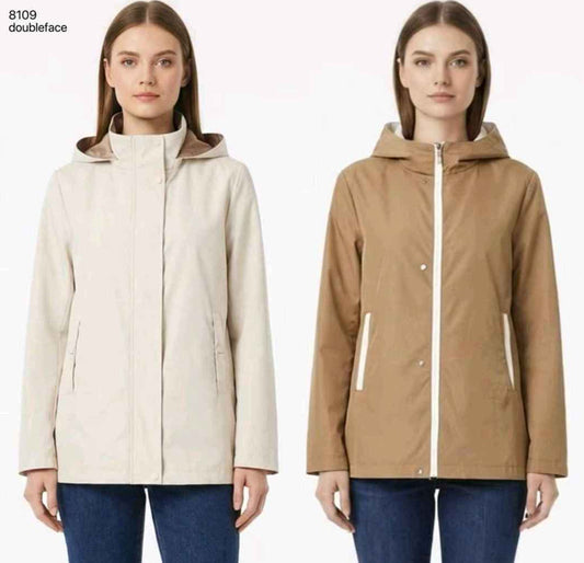 Giacca taglia comoda donna Blu Deise all'ingrosso modello 8109 - L&Y