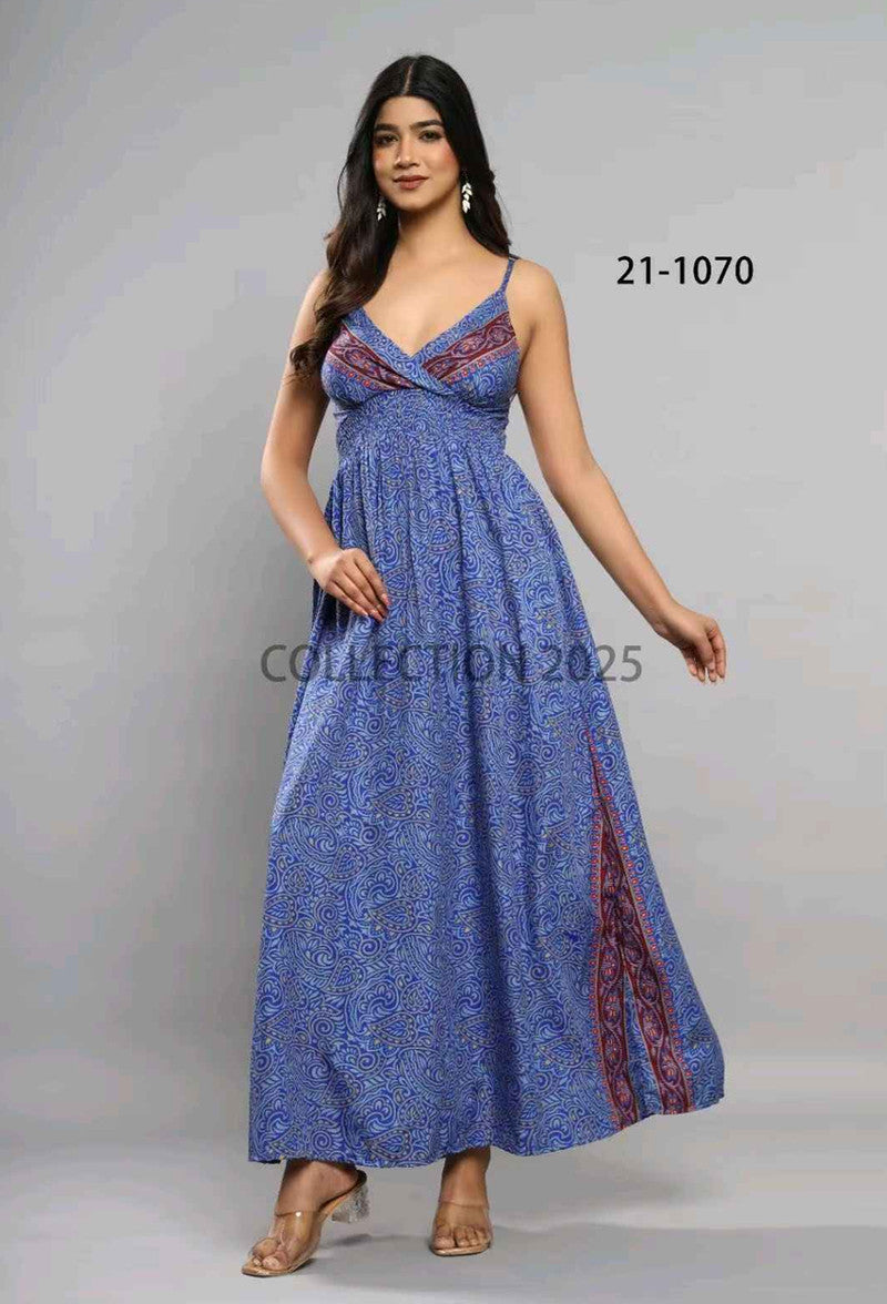 Vestito indiano donna Boho all'ingrosso modello 20-1070 - L&Y