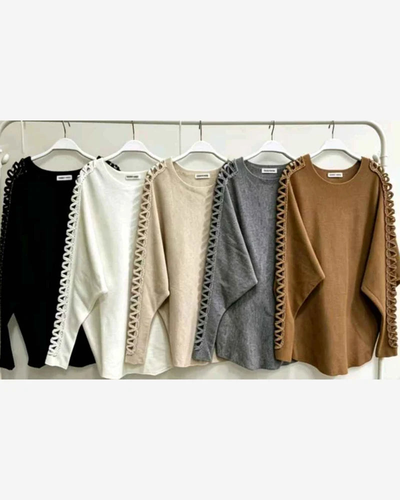 Maglia donna SEXY LADY misto all'ingrosso modello H025 - L&Y - foto 2