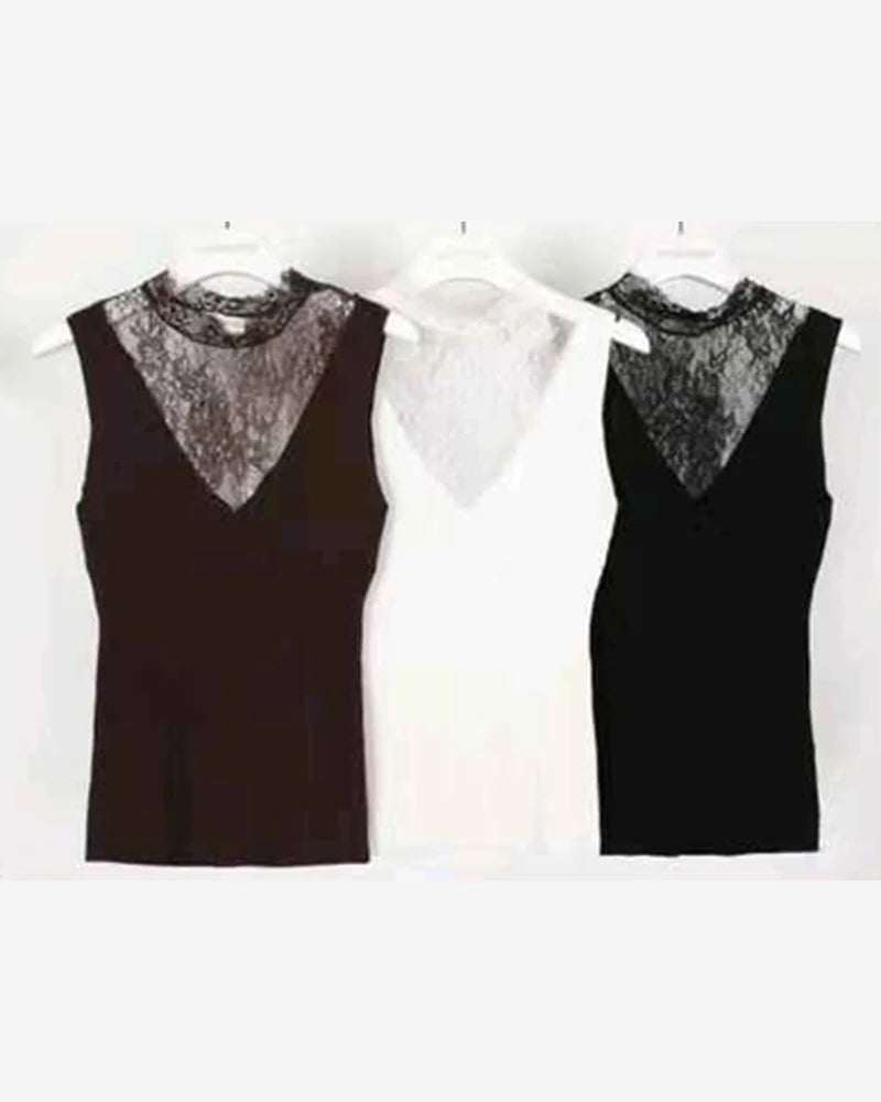 Canotta donna Jean Louis Francoise misto all'ingrosso modello HG70379 - L&Y - foto 2