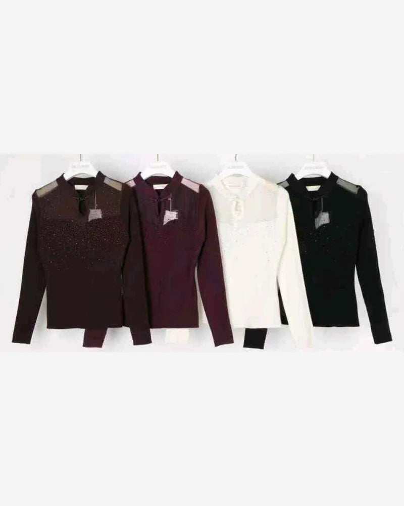 Maglia donna Jean Louis Francoise all'ingrosso modello HG71005 - L&Y - foto 2