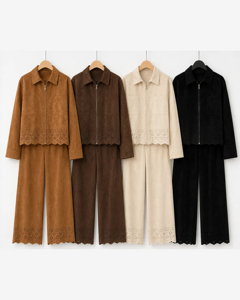 Completo donna Sweet Miss khaki all'ingrosso modello K203557 - L&Y - foto 2