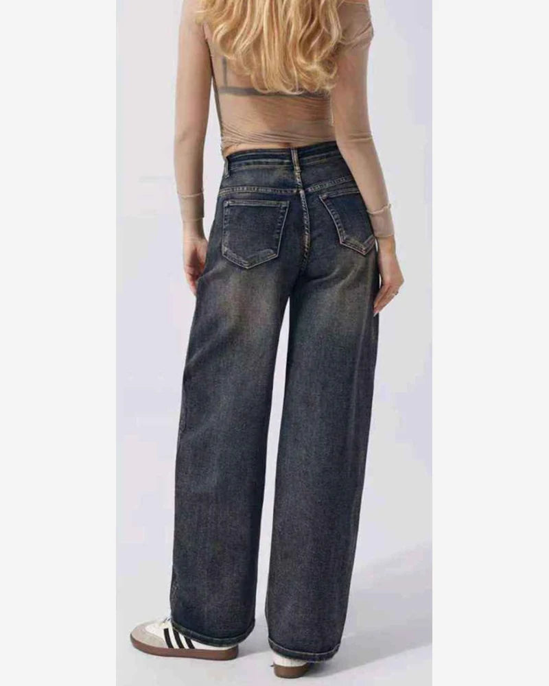 Jeans donna Kiss Pink blu-6 all'ingrosso modello M2382 - L&Y - foto 2