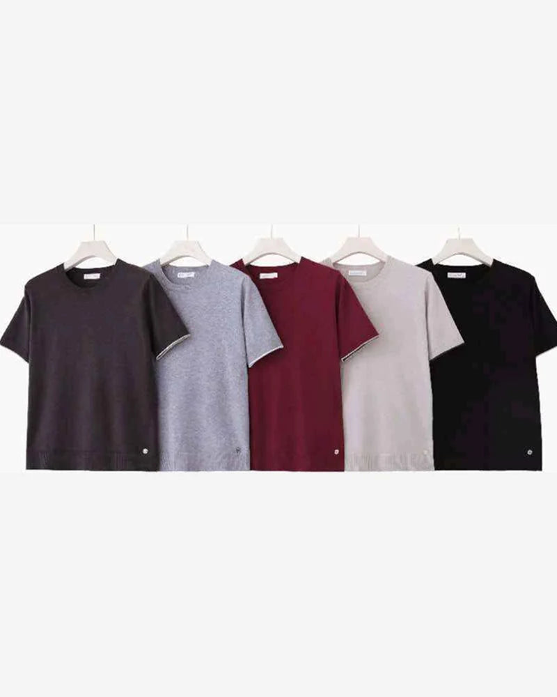 Maglia donna Blu Oltre misto all'ingrosso modello WBS83083A - L&Y - foto 2