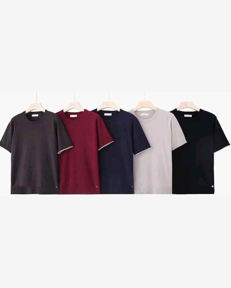 Maglia donna Blu Oltre misto all'ingrosso modello WBS83083B - L&Y - foto 2
