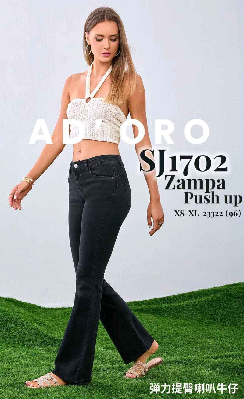Jeans donna AD'ORO all'ingrosso modello SJ1702 - L&Y