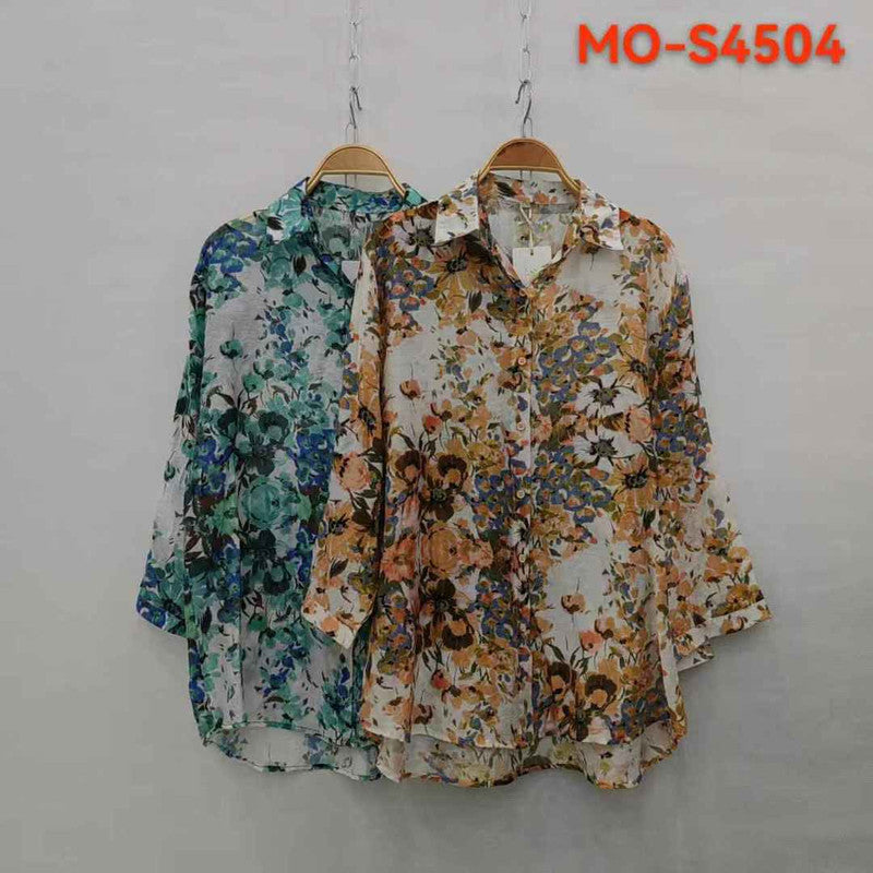 Camicia donna Morghy all'ingrosso modello MO-S4504 - L&Y