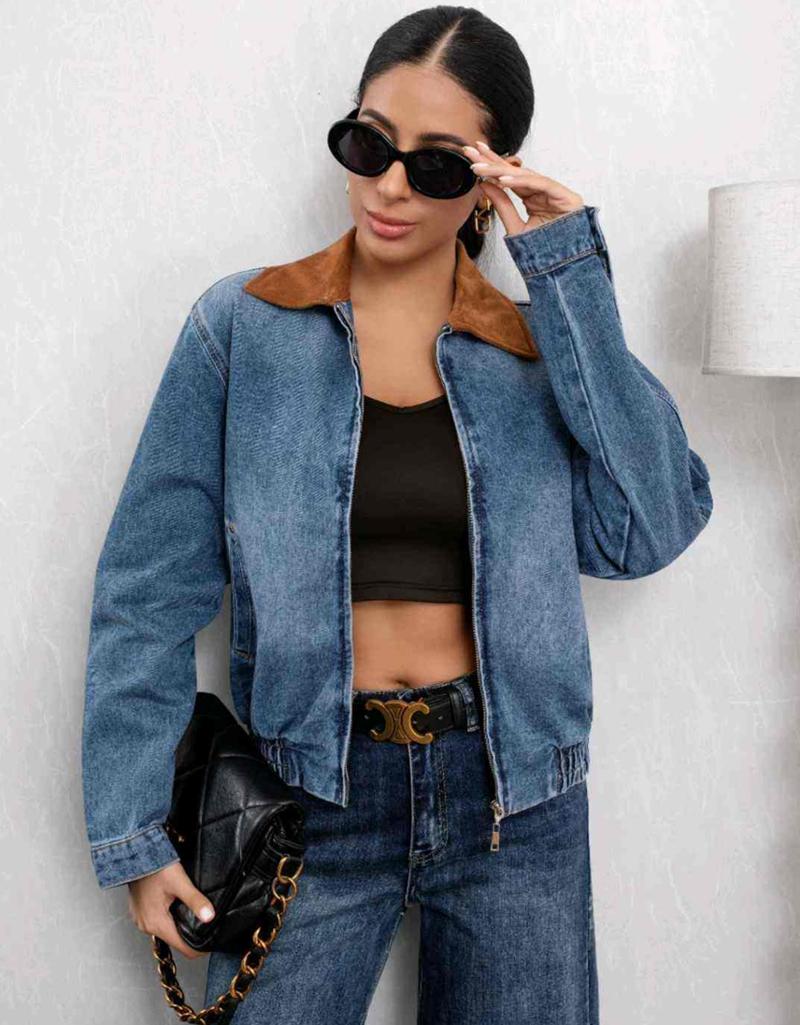Giacca di jeans donna Vinceotto all'ingrosso modello B-282 - L&Y