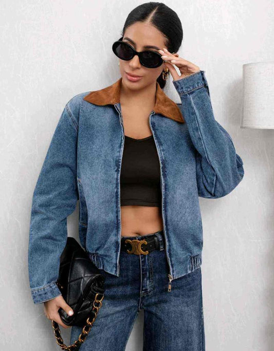 Giacca di jeans donna Vinceotto all'ingrosso modello B-282 - L&Y