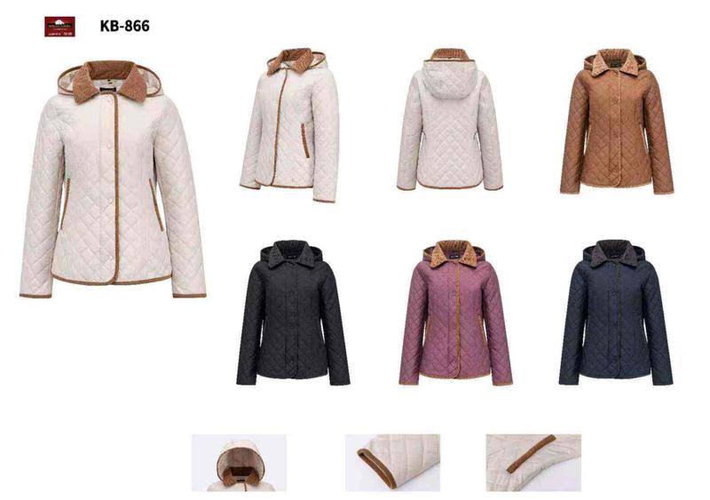 Giubbotto donna Ellen Rose all'ingrosso modello KB866 - L&Y