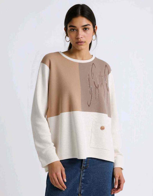 Maglia donna Blu Oltre all'ingrosso modello LBSZ85898 - L&Y
