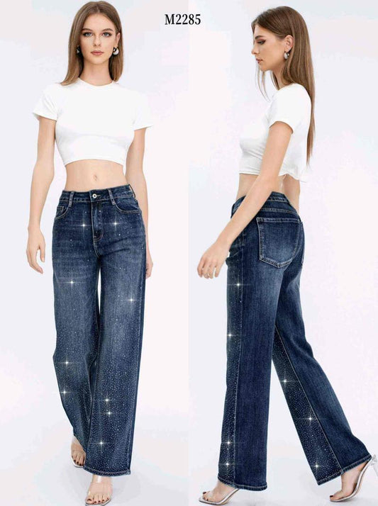 Jeans donna Water Jeans all'ingrosso modello M2285-＃Z1  - L&Y