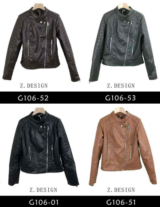 Giacca di ecopelle donna Z-Design all'ingrosso modello G106 - L&Y