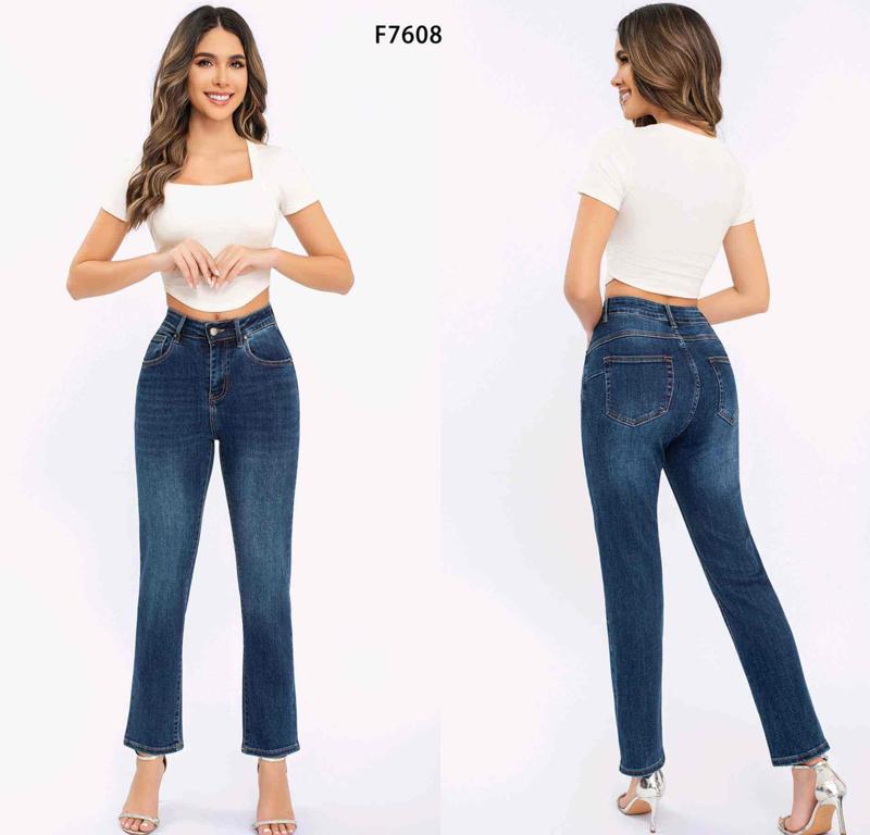 Jeans donna Farfallina all'ingrosso modello F7608 - L&Y