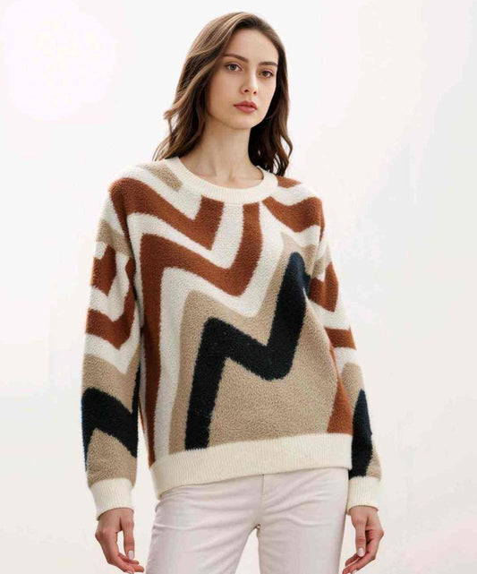 Maglia donna Blu Oltre all'ingrosso modello QDZ85645 - L&Y