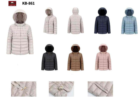 Giubbotto donna Ellen Rose all’ingrosso modello KB861 - L&Y
