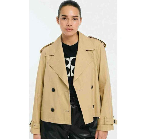 Trench donna Blu Deise all'ingrosso modello 81351 - L&Y