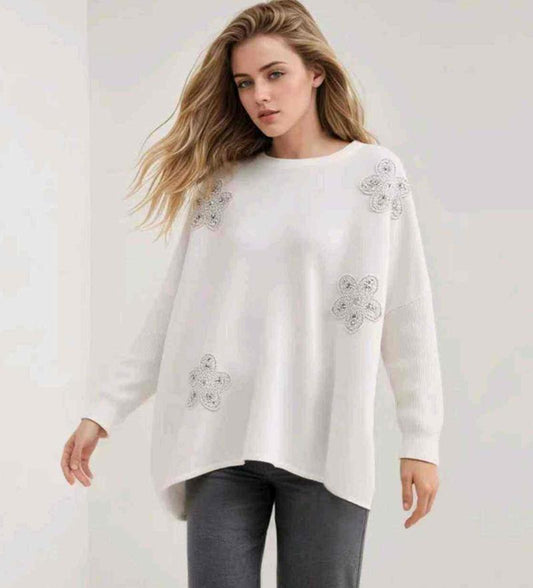 Maglia donna Blu Oltre all'ingrosso modello PBZ86097 - L&Y