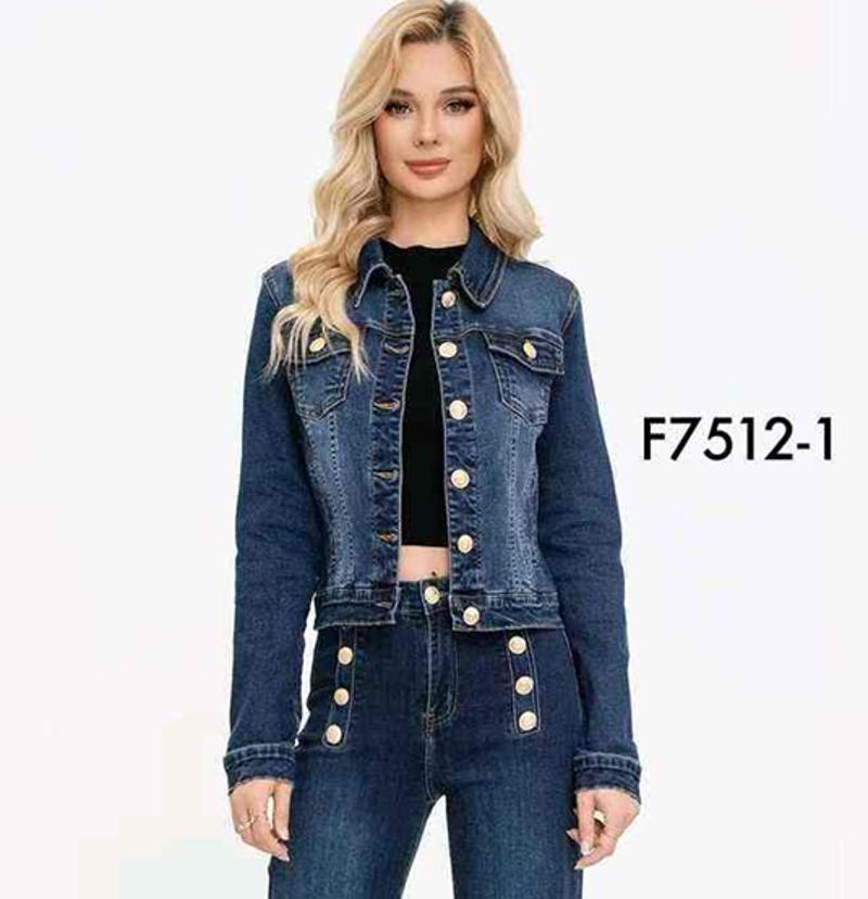 Giacca di jeans donna Farfallina all'ingrosso modello F7512-1 - L&Y