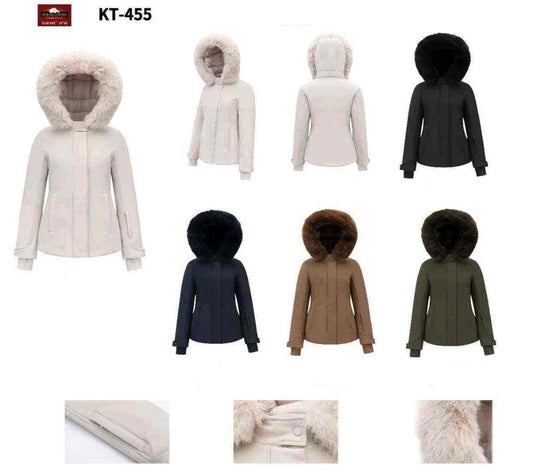 Giubbotto donna Ellen Rose all'ingrosso modello KT455 - L&Y