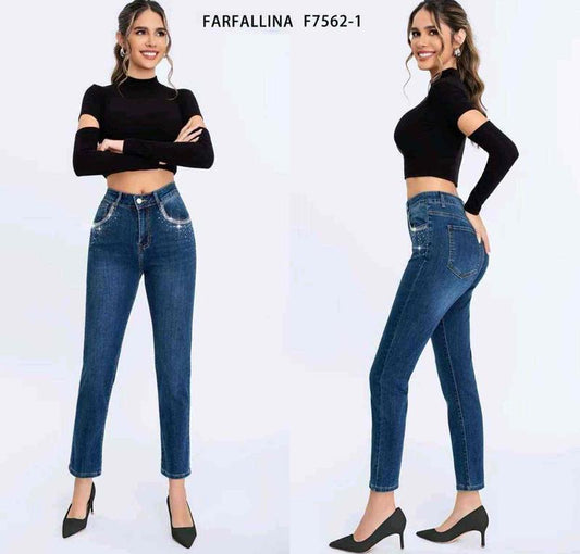 F7562-1 - Jeans  Donna all'ingrosso | L&Y