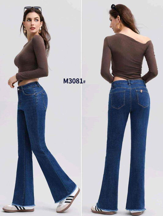 Jeans donna Kiss Pink all’ingrosso modello M3081 - L&Y
