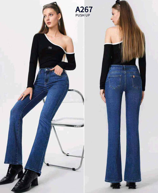 Jeans donna Kiss Pink all'ingrosso modello A267 - L&Y