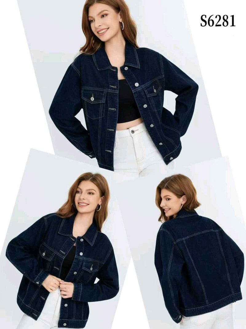 Giacca di jeans donna Water Jeans all'ingrosso modello S6281 - L&Y