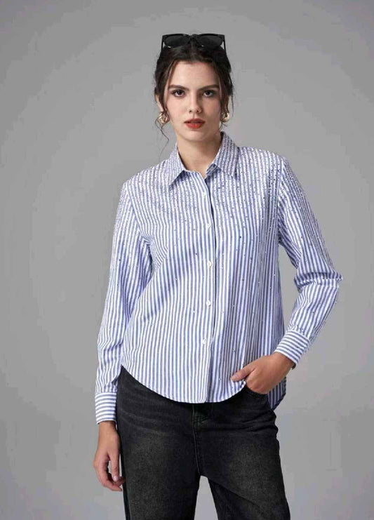 Camicia donna Monte Cervino all'ingrosso modello ML10063 - L&Y
