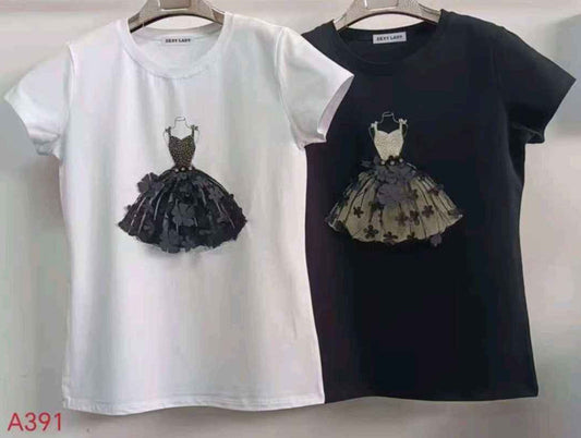 T-shirt donna SEXY LADY all'ingrosso modello A391 - L&Y