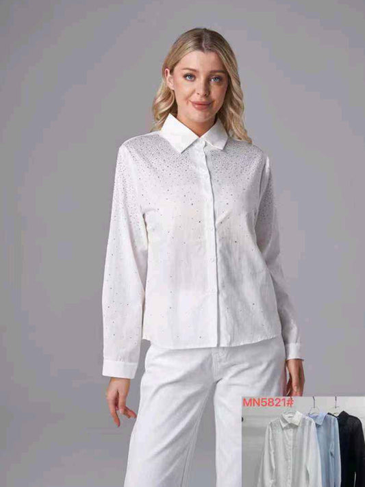 Camicia donna Monte Cervino all'ingrosso modello MN5821 - L&Y