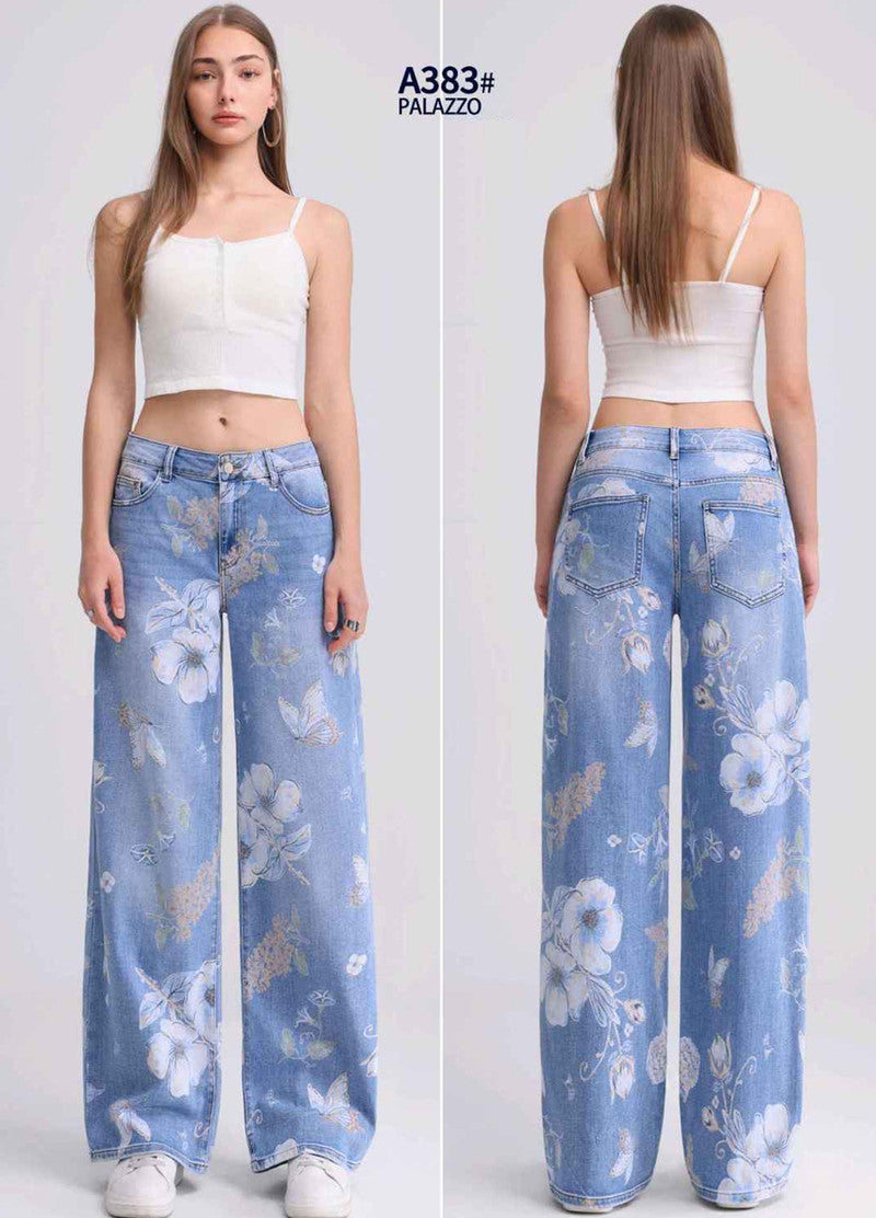 Jeans donna Kiss Pink all'ingrosso modello A383 - L&Y