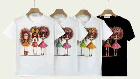 T-shirt donna Miss Kiss all'ingrosso modello MS-A6220 - L&Y