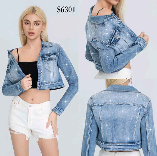Giacca di jeans donna Water Jeans all'ingrosso modello S6301 - L&Y