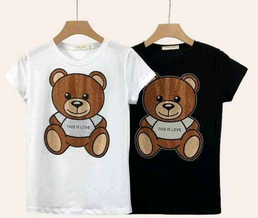 T-shirt donna Miss Kiss all'ingrosso modello MS-A528 - L&Y