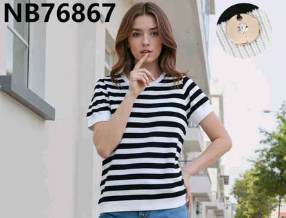 Maglia donna Blu Oltre all'ingrosso modello NB76867 - L&Y