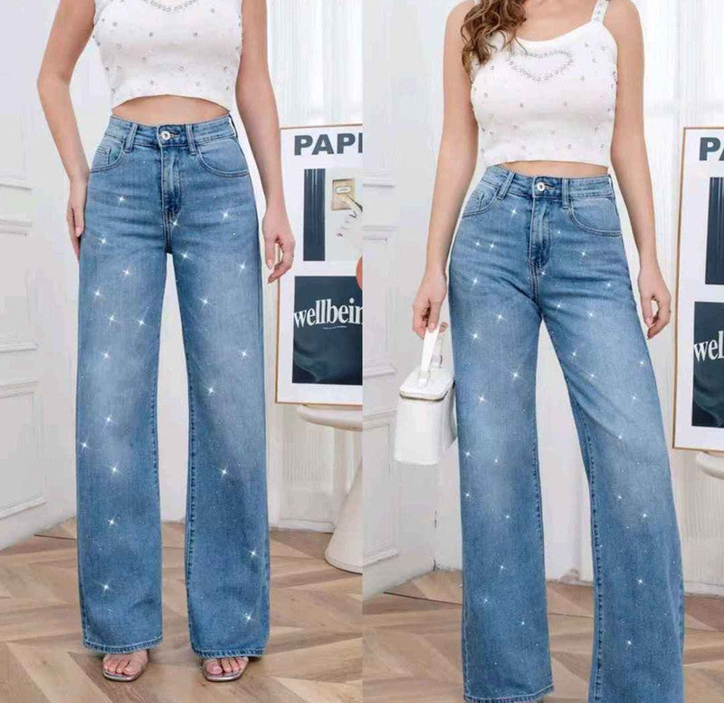 Jeans taglia comoda donna Nove & Nove all'ingrosso modello F2623 - L&Y