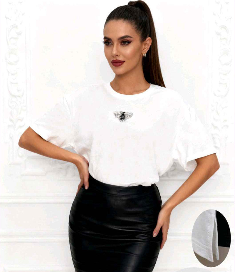 T-shirt donna Studio Eleven all'ingrosso modello D67467 - L&Y